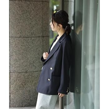 Amazon | [フリーズマート] 金ボタンダブルブレストジャケット