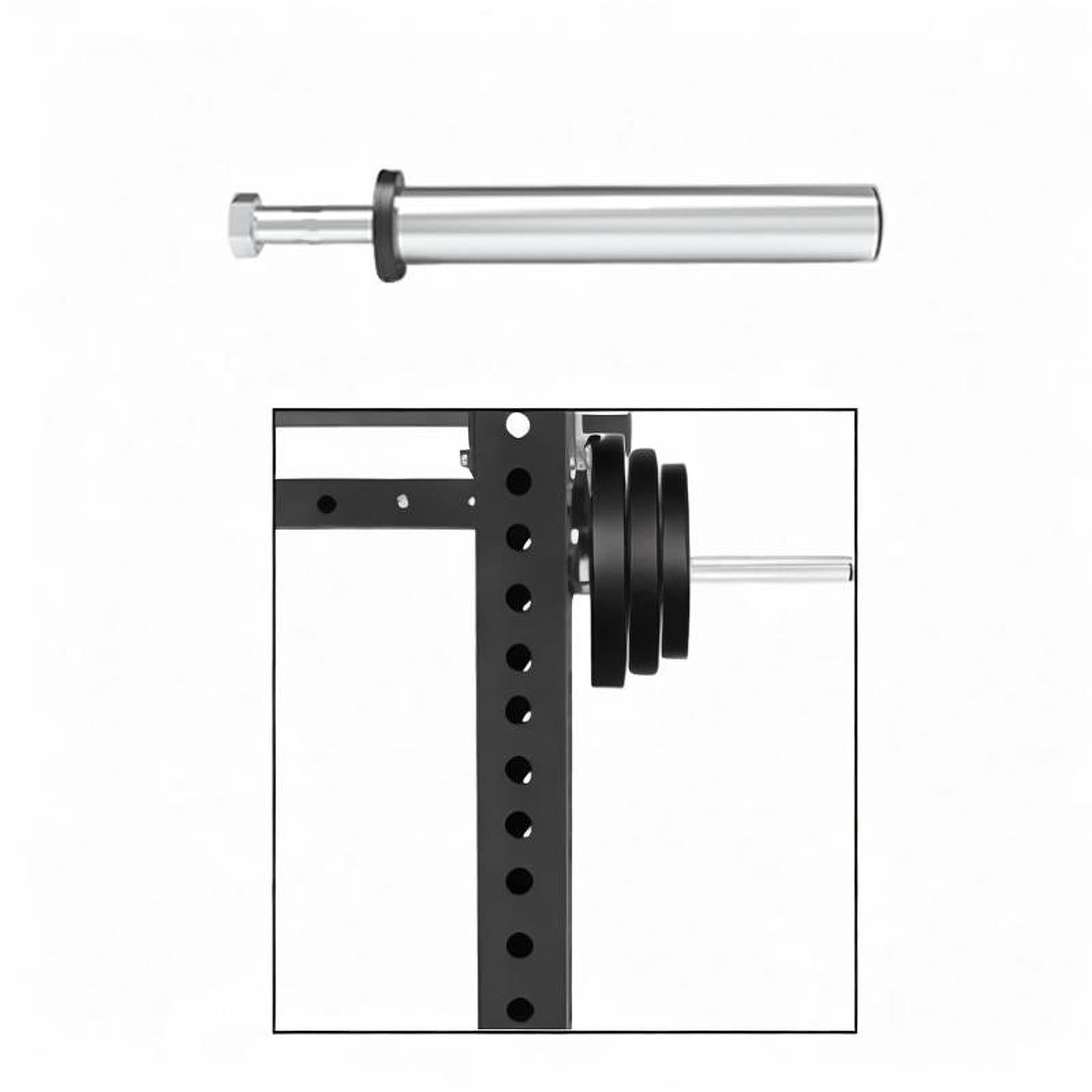 rockible Weight Plate Holder for Squat Rack Attachments,Sturdy,Organizer Weight Rack for Strength Training Workout Exercise Fitness, 48mm