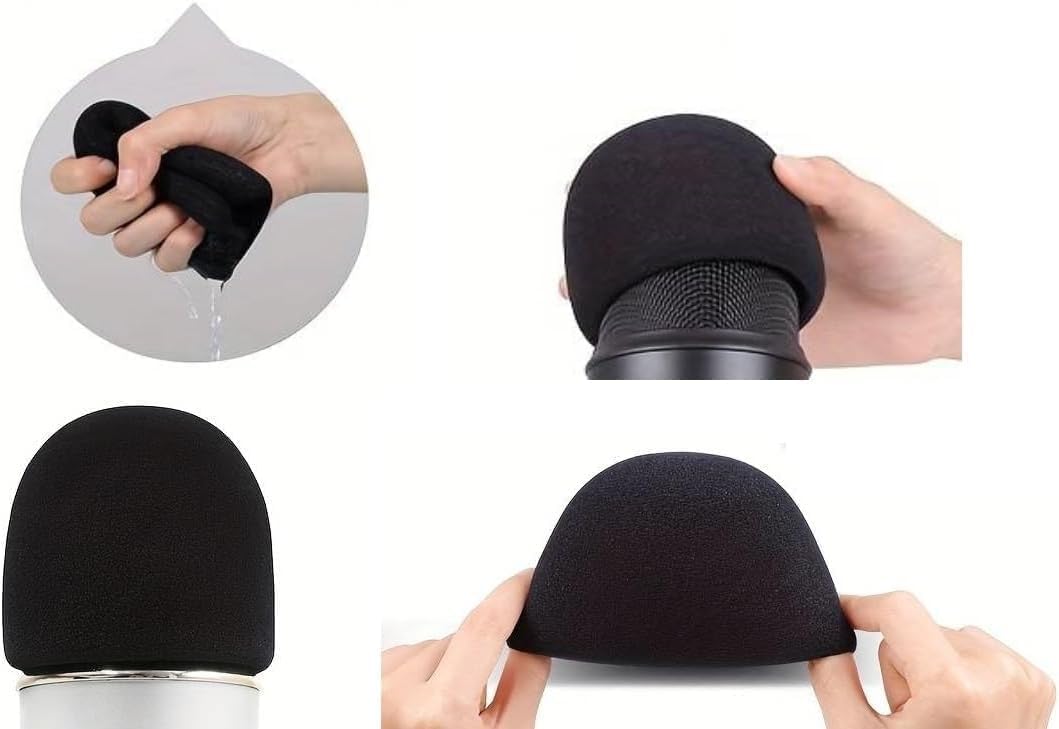 5 Coperture Spugna Per Microfono - Filtro Antipop E Antivento | Colorate Per KTV E Registrazione - Foto 11