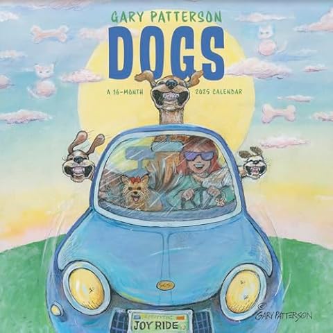 2025 Gary Patterson - Dogs Wall Calendar Cover