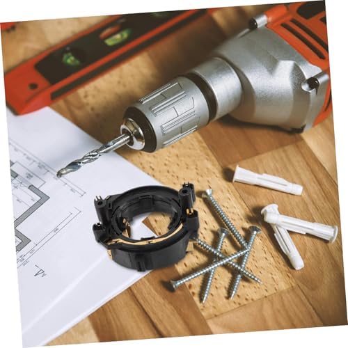 NUOBESTY Darbeli matkaplar için karbon matkap tutucu, darbeli matkaplar için yedek fırça tutucu, kompakt ve taşınabilir, hassas ABS tutuculu matkap motorları için uygundur - Görsel 7