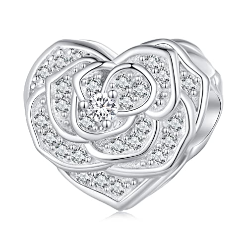Cuentas de corazón chapadas en oro para personalizar pulseras en tus eventos