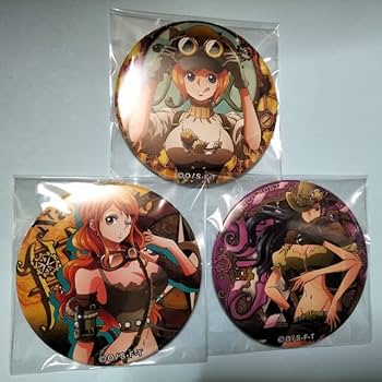 ONEPIECE ワンピース 輩 限定 缶バッジ　プレミアム ロビン＆ナミ Amazon.co.jp: 【 麦わらストア 7周年 】 ワンピース 缶バッジ