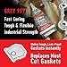 ABRO 999 RTV Silicone Sealant and Gasket Maker - 650 Degrees F, OEM Specified, Sensor Safe, Non-Corrosive, High Temp Silicone Sealant/Head Gasket Sealant Neutral Cure, Low Odor, 3 oz. Tube - Grey