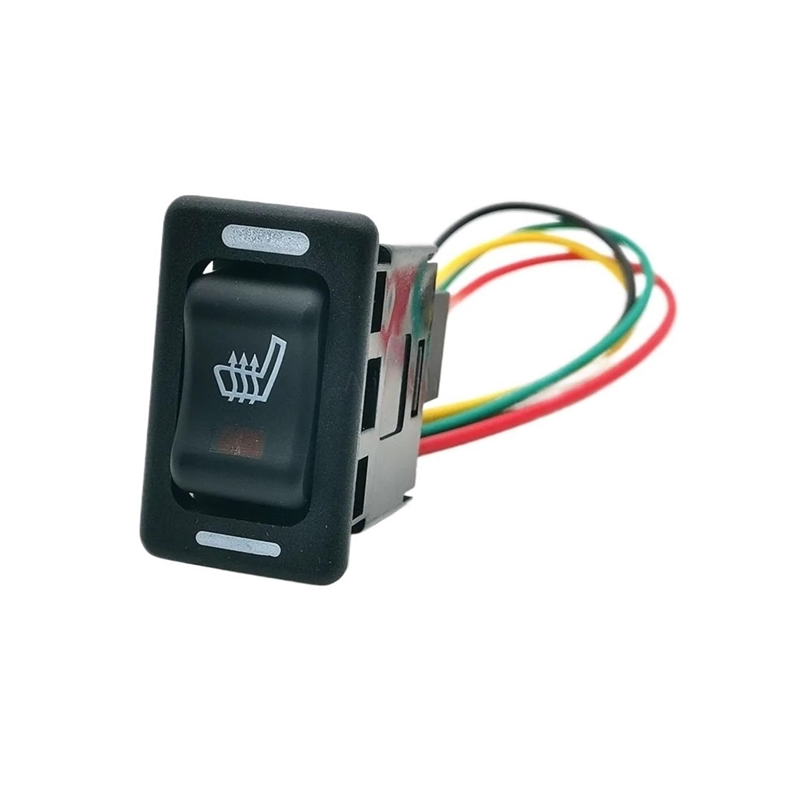 Regulador Asiento Coche 1 Ajuste de PC para Nissan Patrol Y60 interruptor calefacción asiento coche interruptor basculante alto y bajo Botón Asiento Eléctrico