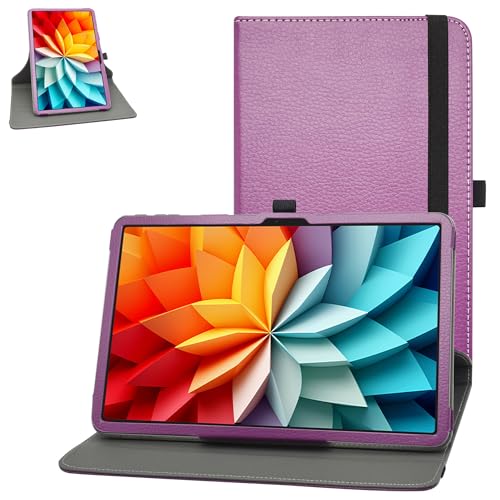 Étui rotatif pour DOOGEE T36 coque Blackview Mega2 12 pouces violet