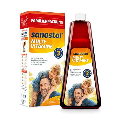 Sanostol Multi-Vitamine: Für Kinder ab 3 Jahren und Erwachsene unterstützt ein gesundes Immunsystem mit den Vitaminen A und D