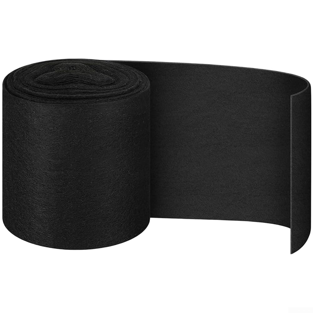 Filtro de carbón activado con refuerzo metálico resistente UV para cubiertas