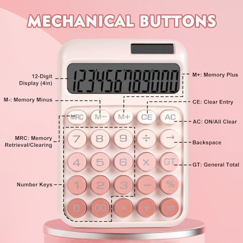 DANRONG Mechanical Switch Calculator with Big Buttons の商品画像 4