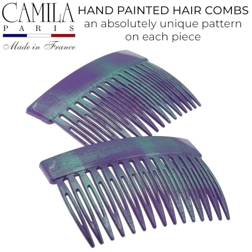 Image of Camila Paris CP2945 Hair Side Comb, 3 inch Small French Twist Hair Combs Clips