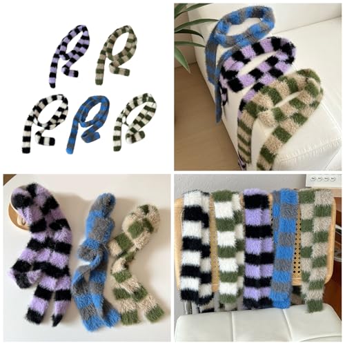 Fashion Plush Scarf for Women Knitted Scarf Provide Comfort and Charm for All Occasions2
