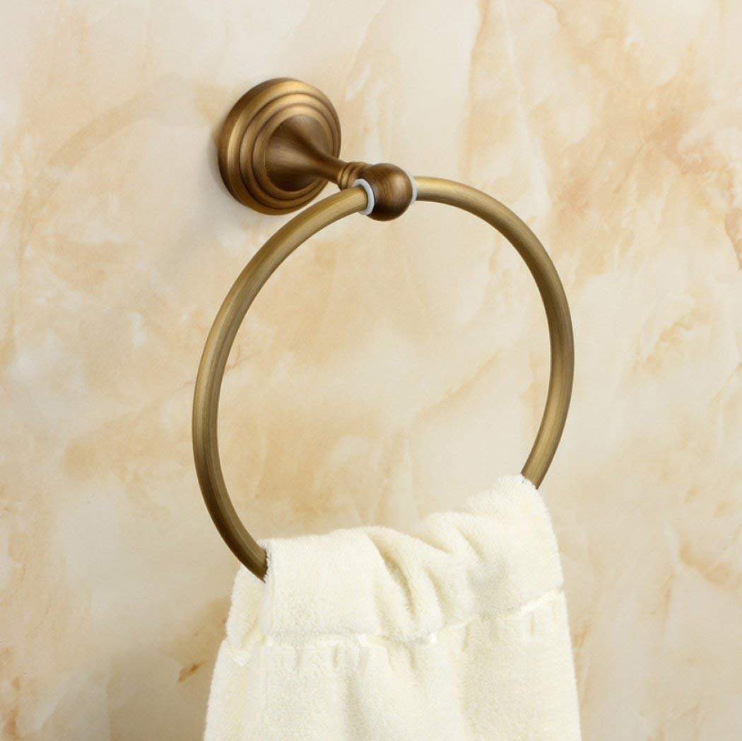 Anneau de serviette de bain rétro support mural pour rangement de maison GZZ