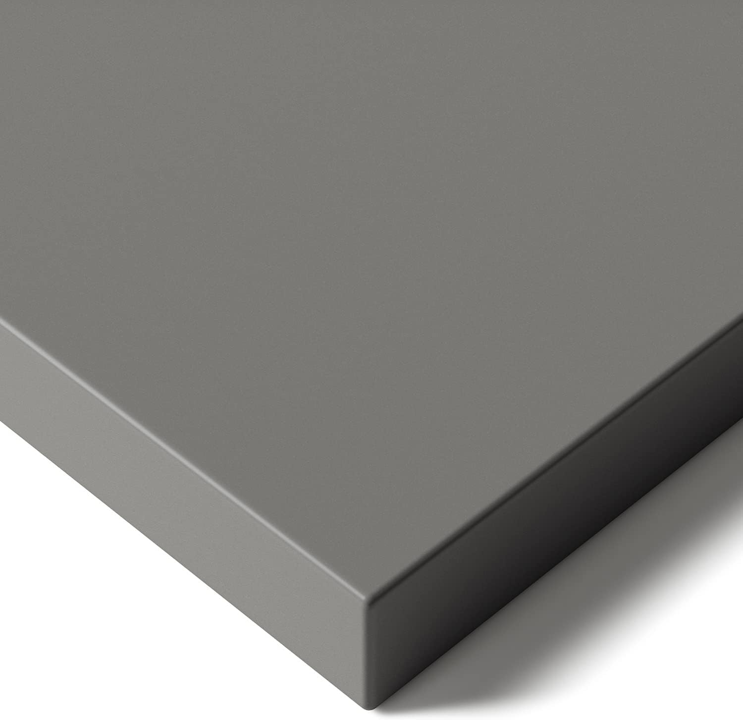 Desktronic Table Top 180 x 80 cm Desk Top - Perfect for Height-Adjustable Desks, Dining Tables and More - Made in Europe - 25 mm Sturdy Table Top Durable (Grey)