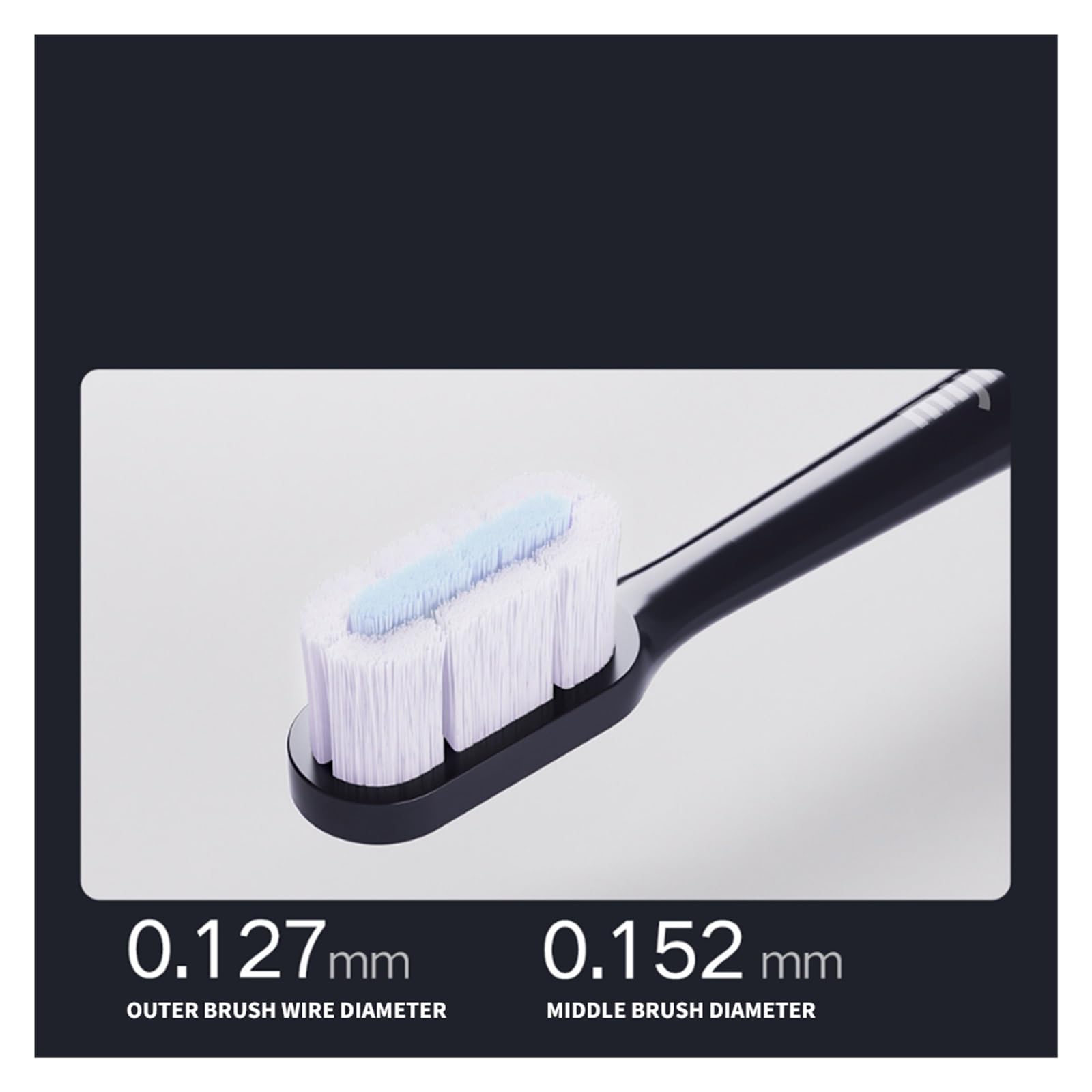 Cabezal de repuesto, compatible con Xiaomi, MBS304 T700 | Para cepillo dental eléctrico sónico, adultos, plástico, azul oscuro(6pcs)