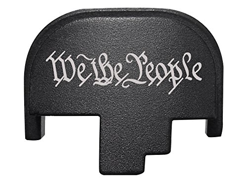 NDZ Performance Rear Back Plate for Smith & Wesson S&W M&P 2.0 Full-Size Compact Black - We The People One Line Script