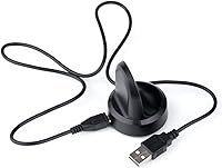 Vista 2 de Cargador para Samsung Gear S3, base de carga para Gear S3 Frontier, Gear S3 Classic Smart Watch (paquete de 2)