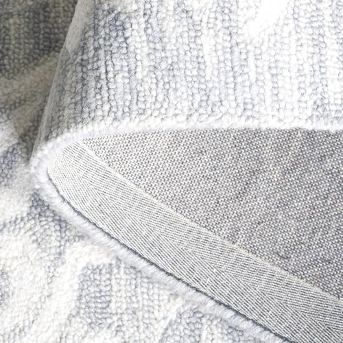 Tapete Safavieh Metro 2'3" x 8', Gris y Marfil, Lana miniatura 6
