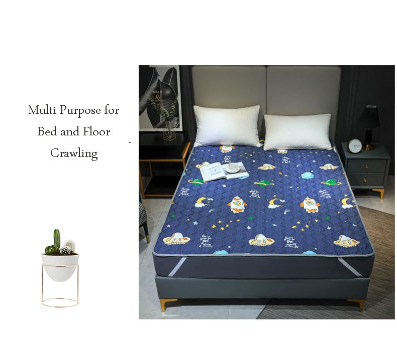 Miniatura 6 de LPSPALA Alfombra de juego para bebé para el suelo, alfombra de juego lavable para bebé, alfombra de juego de tela suave, alfombra de juego de