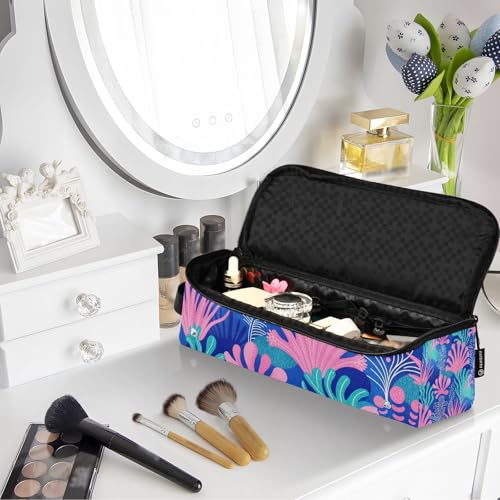 Bolsa de viaje para herramientas de cabello y tapete resistente al calor con cierre y organizador desmontable para rizadores, planchas y estilizadores miniatura 7