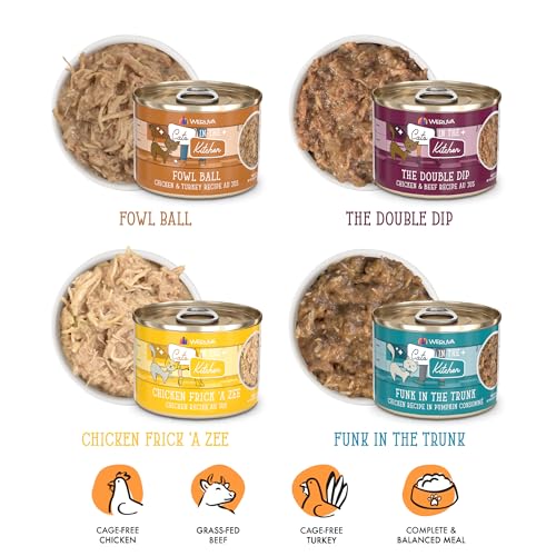 Image of Weruva Cats in The Kitchen, Word from The Bird! Variety Pack, 6oz Can (Pack of 12)