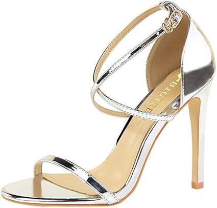 LXIANGP Tacones Altos De Las Mujeres Sandalias De Moda Discotecas Sexis  Delgadas Estilete De Verano Tacón Alto Cruz Cruzada Hueca,Partido Vestidos  Y Pantalones Cortos para Tarde Fiesta Carrera : Amazon.com.mx: Ropa, Zapatos
