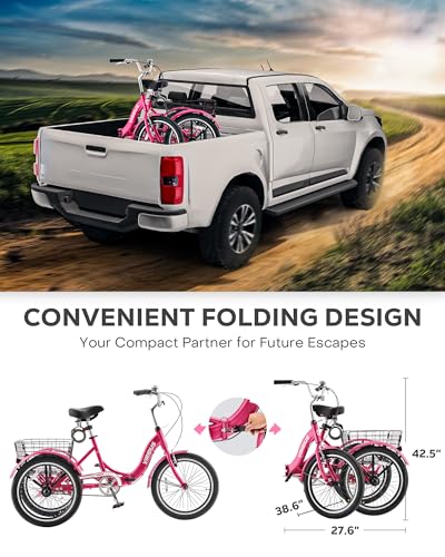 Image of VIRIBUS Folding Tricycle for Adults