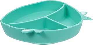 NOLITOY 1 Peça Placas De Sucção De Placa Infantil Para Bebê Placas Separadas De Metal Placa De Alimentação De Bebê Porção De Silicone Placas De Bebê Placa Dividida De Silicone Placa De