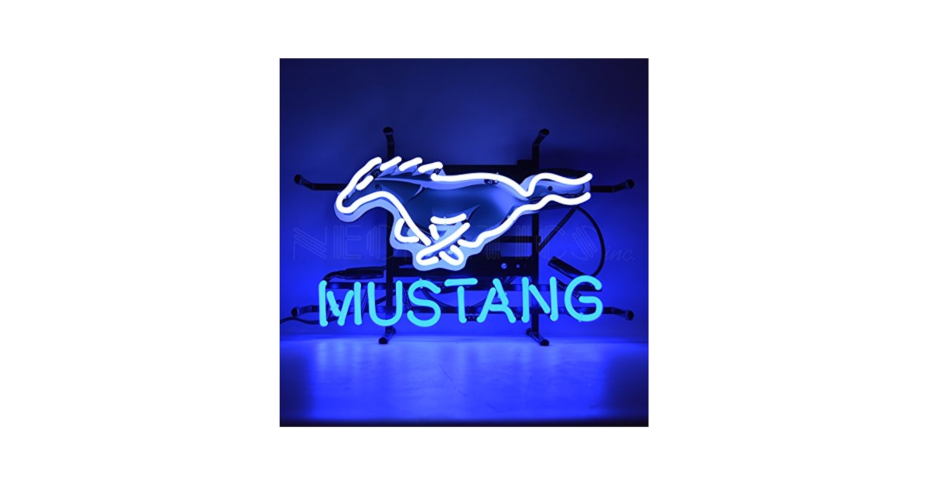 Amazon.com: Neonetics 5SMLFM Ford Mustang Junior Neon Sign