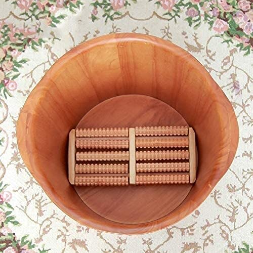 Spa de pies de madera para pedicura 25cm con tapa miniatura 7