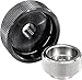 Kipp 06010-1102 Stainless Steel Knurled Nuts Without Pin Hole, Style A, Metric, Natural Finish, M10 Thread (Pack of 10) (Pack of 10)