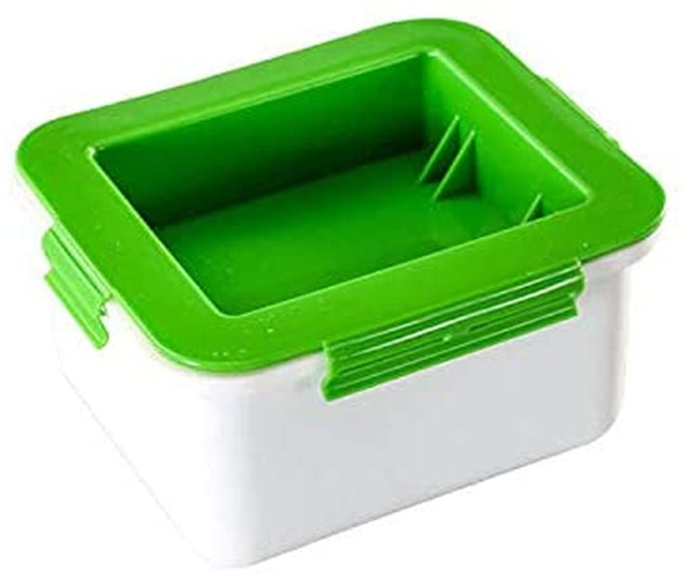 DELFINO Tofu Press Pressed Made from Sustainable Materials Tofu Easily Removes Water from Your Tofu Block with a Built In Drip Tray, for Firm or Extra Firm Tofu