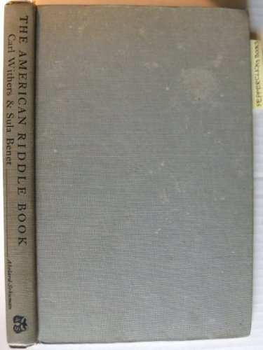 The American Riddle Book B000GVHYH0 Book Cover