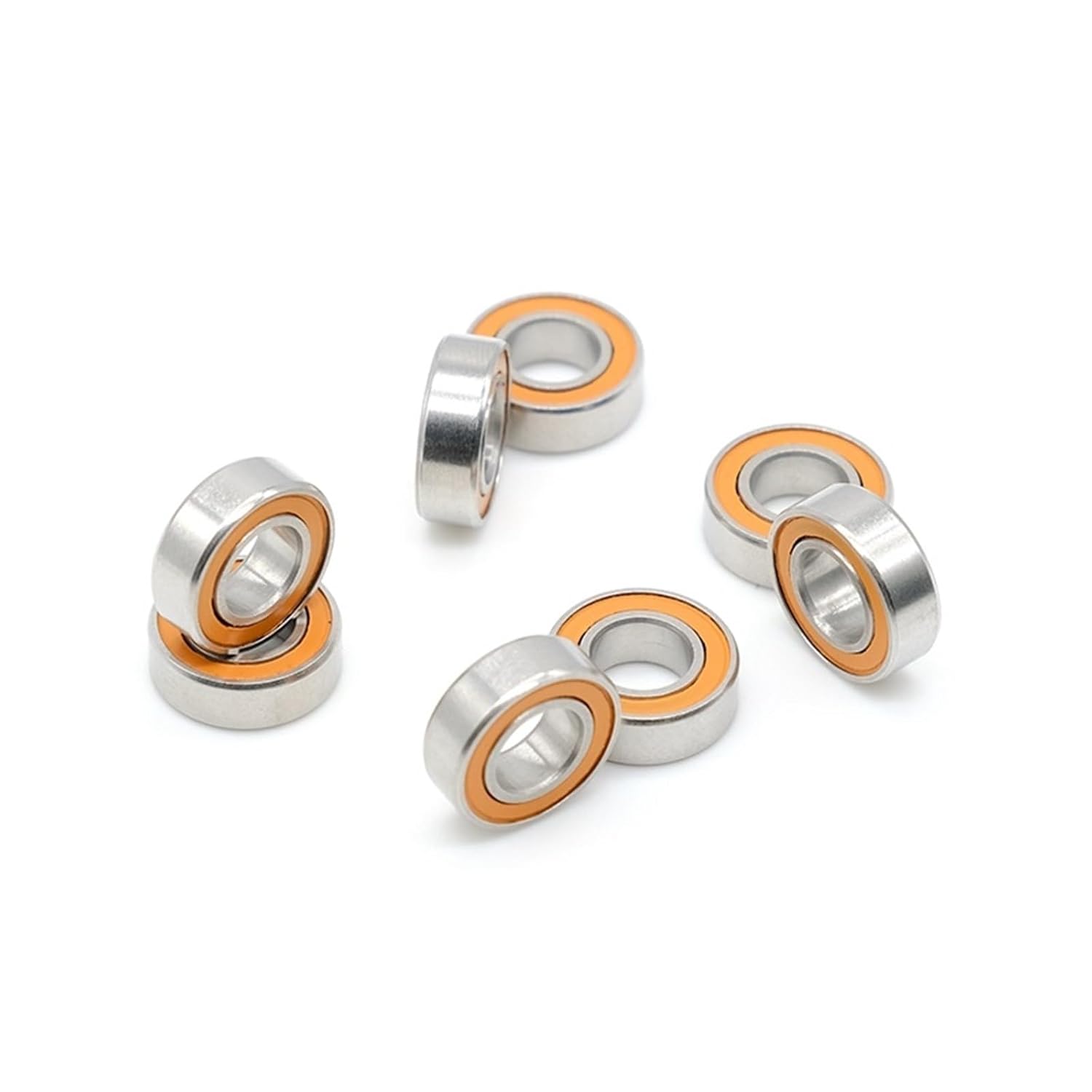 10PCS SMR126RS CB 6X12X4 mm Ceramic Bearing ABEC-7 Miniature RC Motor SMR126RS CB Ball Bearings Ceramic Si3N4