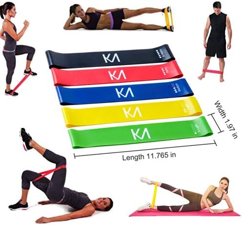 Miniatura 3 de Bandas de resistencia, bandas de ejercicio para glúteos, crossfit, estiramientos, entrenamiento de fuerza, terapia física, fitness en casa, bandas
