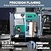 Kayrain 13'' Benchtop Planer 15A 2000W - HSS Double-sided Blade & 85% Dust Collection, 0.008'' Precision, 3-Yr Warranty for Hardwood/Softwood