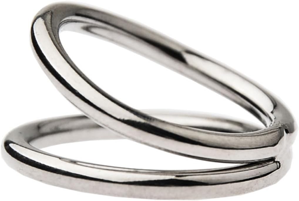 Metal Bondage Penis Cock Rings Mutil-Size Metal Penis Loop Delay Ring Stronger Erection Enhancer Sexual Toy for Male