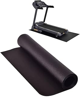 SPOTRAVEL Treadmill Mat, Waterproof PVC Thicken Floor Protector Mat, Non-slip Shock Resistant Exercise Equipment Mat for Gymnasium, Living Room and Outdoors