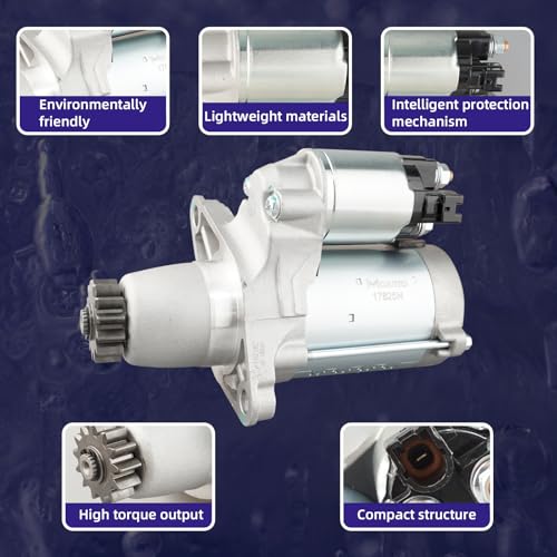 MOAUTO Starter Motor Replacement 17825N Compatible with Toyota Avalon Camry Corolla Highlander Matrix RAV4 Sienna Solara Venza Lexus ES300 ES330 ES350 NX200t RX330 RX350 Scion tC xB Pontiac Vibe by MOAUTO - Image 4