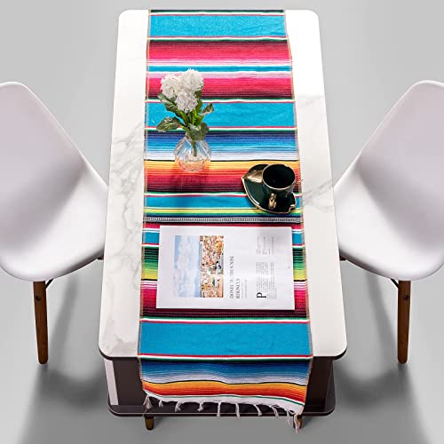 Airooglee Mexican Table Runner 4Pack 14 X 84 Inches Fiesta Mexican Theme Party Decoration For Cinco De Mayo Fiesta Party Serape Zarape Table Runner #TOP3