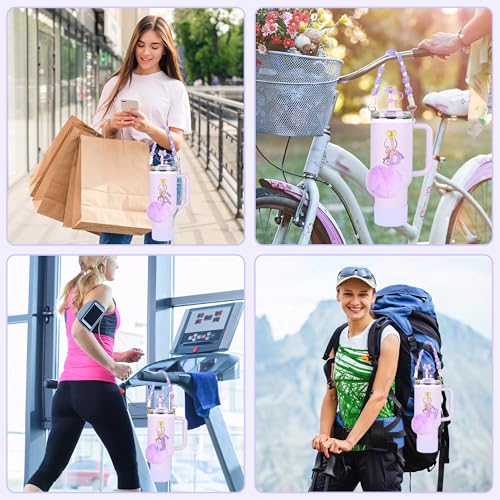 Conjunto de acessórios para copos Stanley, topo de palha Stanley de 10 mm, bota de copo Siliocne Sta