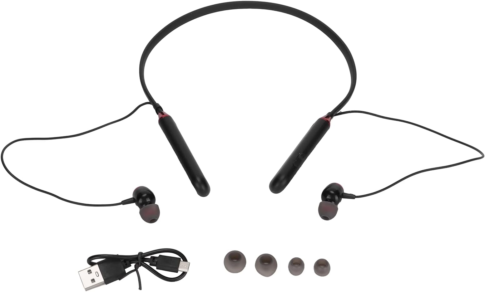 NIBEMINENT GB06 Wireless Bluetooth 5.0 Earphone LED Digital Display 100mAh Neckband Sports Earphone