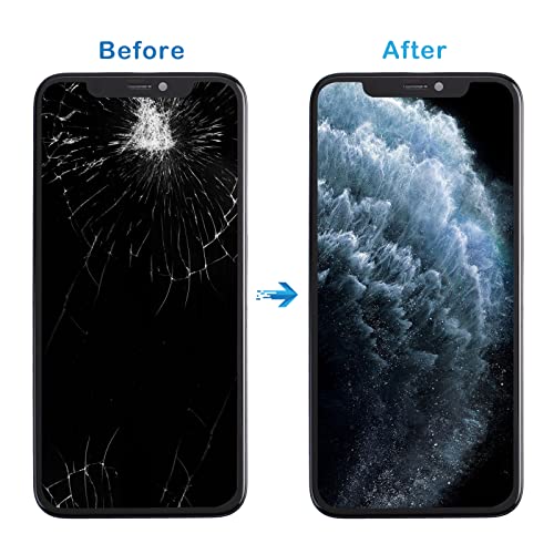 Ccxsy Oled Display Screen Replacement For Iphone 11 Pro, 3D Touch 5.8 Inch Screen Digitizer Full Assembly For Model A2160, A2217, A2215 #TOP2