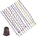 Produktbild TAZEMAT 12 Stück Bunte Haar Torsion Haarschmuck Haarspiralen mit Strass Haar Accessoires Mädchen Styling Twister Mehrfarben Stirnbänder Frauen Mädchen Kinder für Party Geburtstag Hochzeit