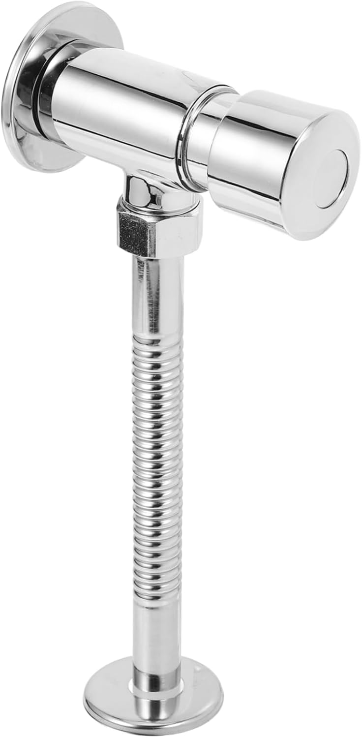 High Performance Urinal Flush Valve with Delay Feature Wall Mounted Switch for Public Toilets Easy Installation Water Conservation