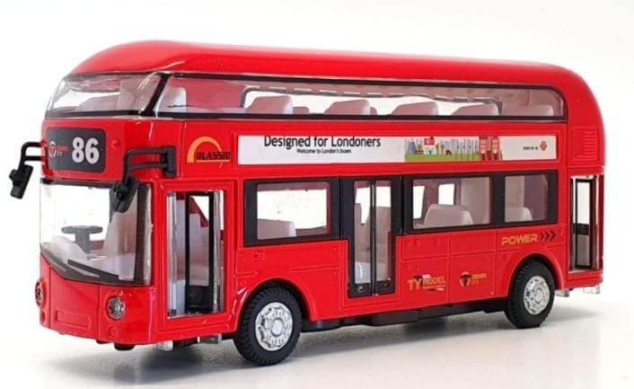 Ramokdu Kids Plastic &Metal Bus Toy Die-Cast Double Decker Metal Bus 7.5 Inch Luxury Bus 4 Wheel With 2 Openable Doors & Light Music, Multi color (B0BW7FYZPJ) Amazon Price History, Amazon Price Tracker