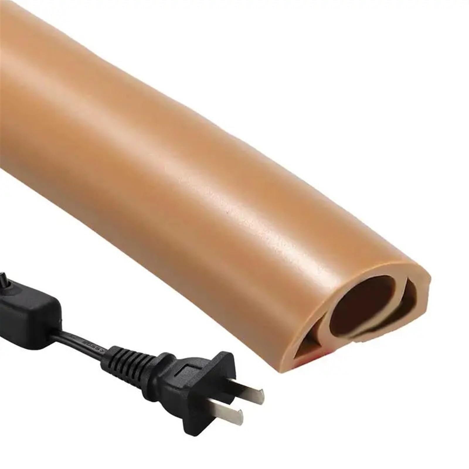 conducto para Cables, Cubrecables de Suelo de PVC Multicolor Longitud 10m(Red)