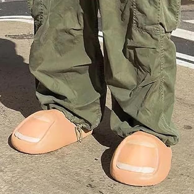 YTINGNICE Giant Toe Slippers, Big Toe Slides, Cute Funny 3D Slides Men Women Soft Thick Sole Slide Indoor Outdoor Walking Soft3