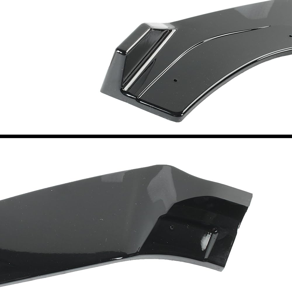 MUTUSAISI Séparateur Lèvre Avant pour Volkswagen VW Golf 7 VII MK7 Hatchback Variant SW 2013-2016,Voiture becquets Avant Pare-Chocs Corps pelles Garde Spoiler Accessoires(Noir Brillant)