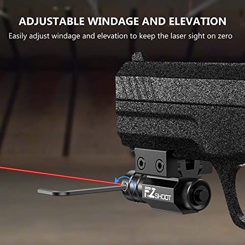 Ezshoot Compact Tactical Red Laser Sights With Picatinny Rail Mount For 11Mm/21Mm Rail-Easy Dual-Purpose thumb #3