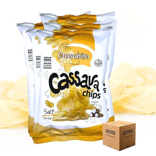 Cassava Chips with Sea Salted, Crunchy Yuca Snack - 5